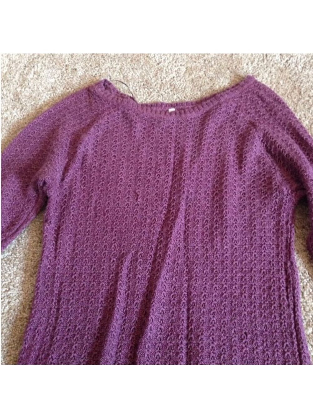 Maroon Sweater - Picture 2 of 2